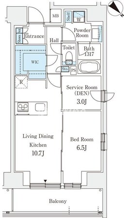 リテラス西日暮里の物件間取画像